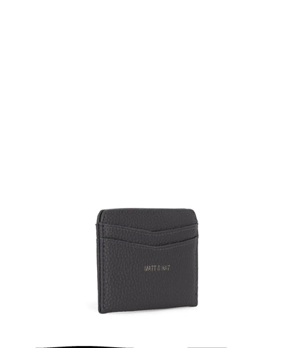 JUNYA Vegan Card Holder - Grain | Color: Coal - variant::coal