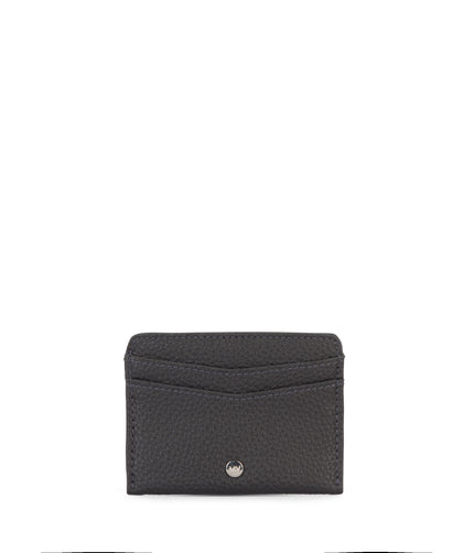 JUNYA Vegan Card Holder - Grain | Color: Coal - variant::coal