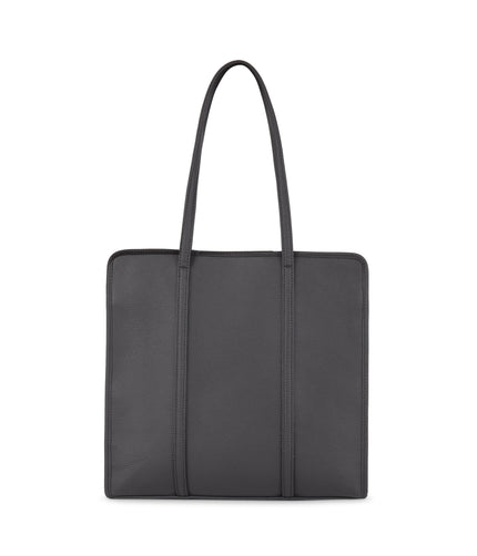 LUSIK Vegan Tote Bag – Grain | Color: Coal - variant::coal