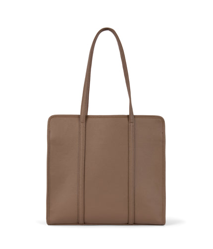 LUSIK Vegan Tote Bag – Grain | Color: Toffee - variant::toffee