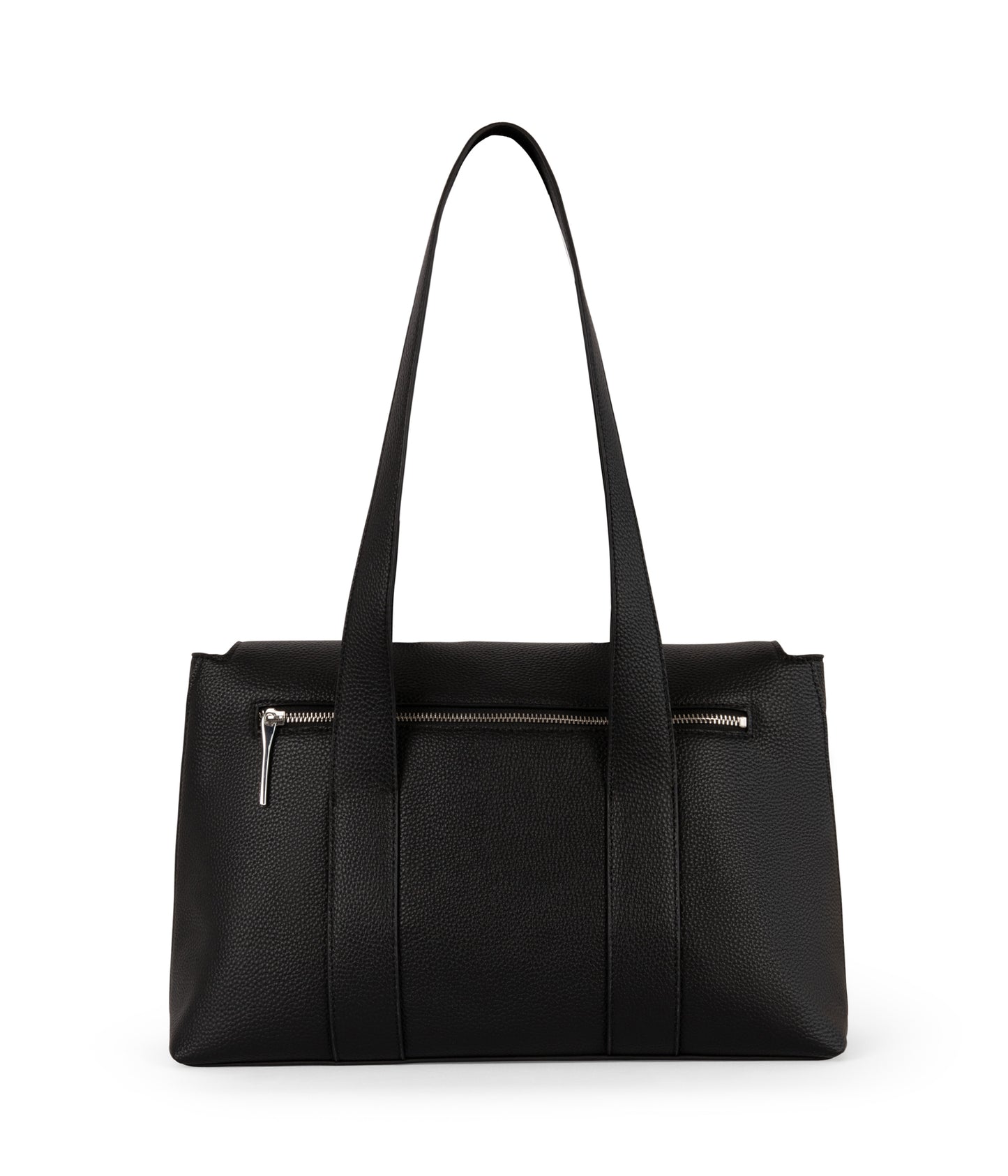 MOLLY Vegan Tote Bag – Grain | Color: Black - variant::black