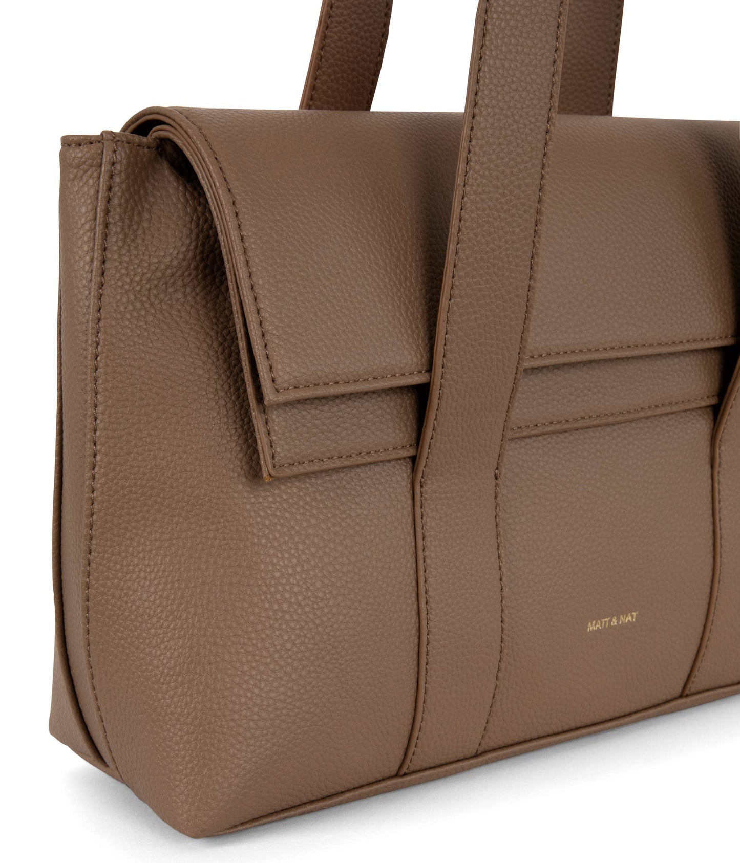 MOLLY Vegan Tote Bag – Grain | Color: Toffee - variant::toffee