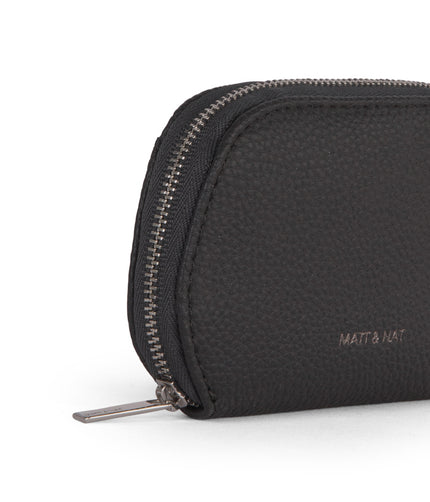NADYA Vegan Card Holder – Grain | Color: Coal - variant::coal