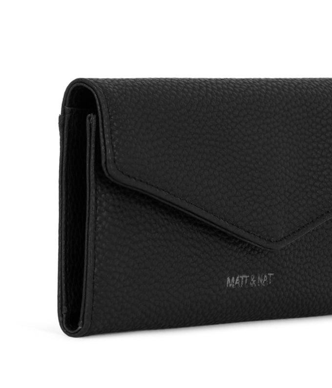 RAYE Vegan Wallet - Grain | Color: Black - variant::black
