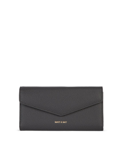 RAYE Vegan Wallet - Grain | Color: Coal - variant::coal