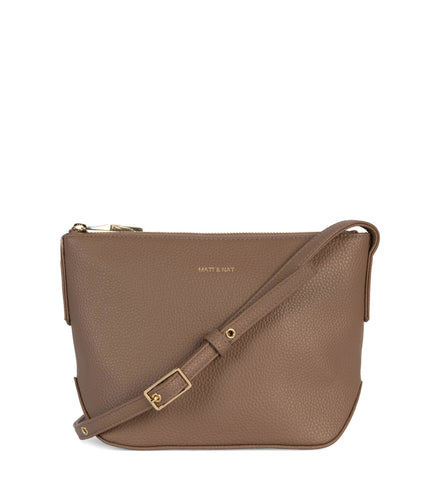 SAM Vegan Crossbody Bag - Grain | Color: Toffee - variant::toffee
