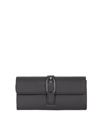 SEUN Vegan Wallet – Grain | Color: Coal - variant::coal