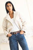 RIA Women's Vegan Wool Coat | Color: Cream - variant::cream