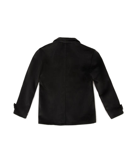 RIA Women's Vegan Wool Coat | Color: Black - variant::black