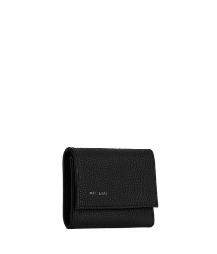 ARTIN Vegan Wallet - Grain | Color: Black - variant::black