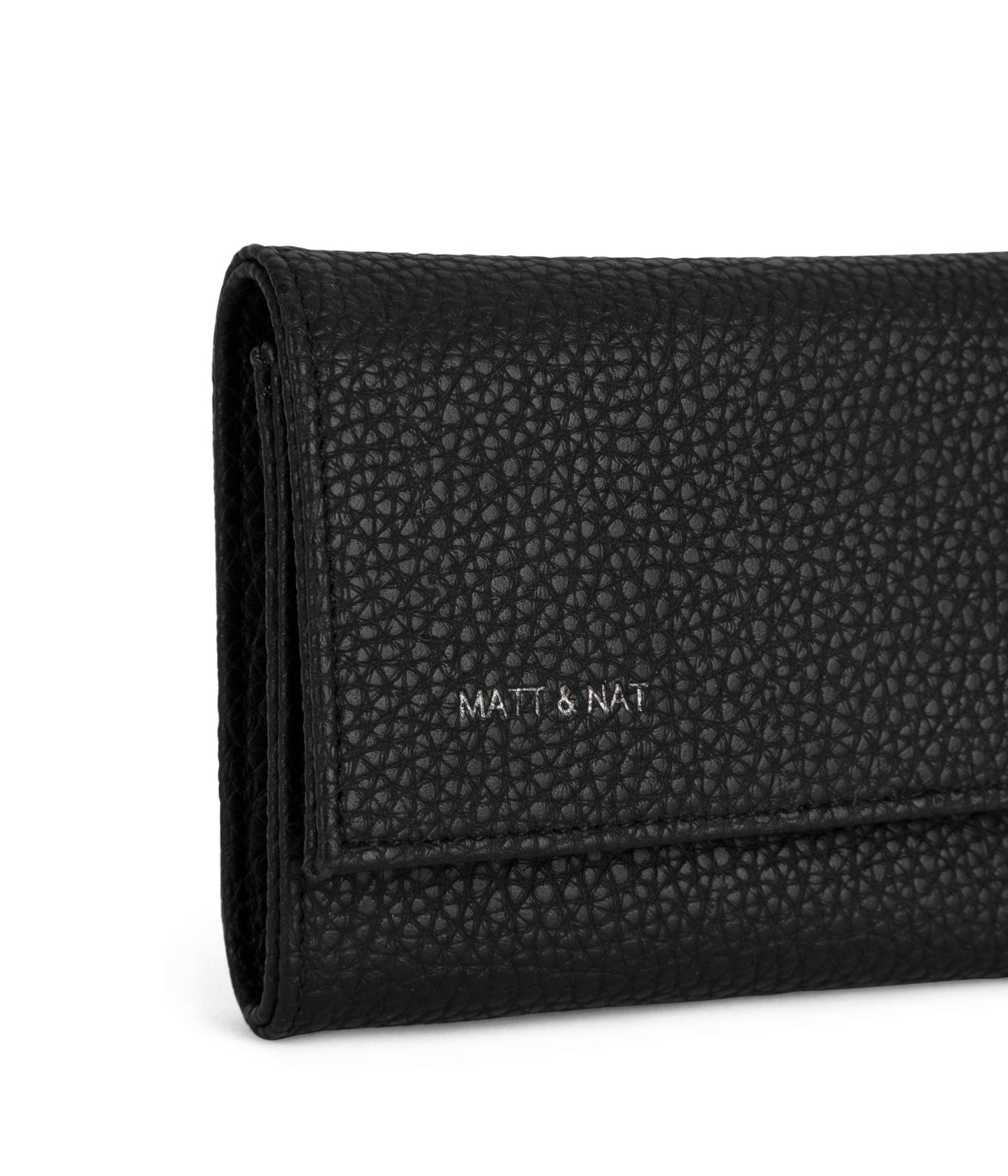 ARTIN Vegan Wallet - Grain | Color: Black - variant::black