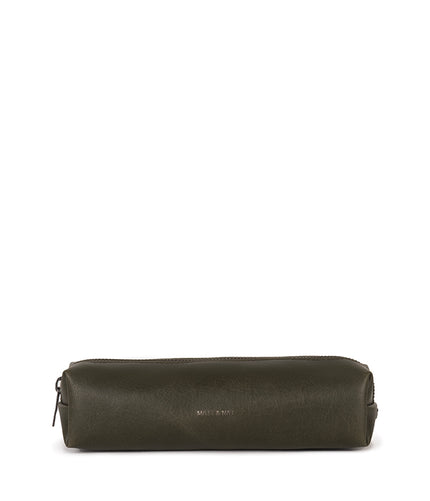 TECKEL Vegan Pencil Case - Vintage | Color: Olive - variant::olive