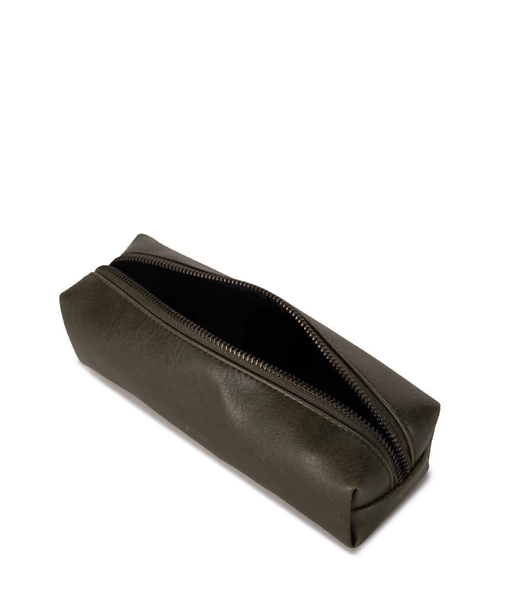 TECKEL Vegan Pencil Case - Vintage | Color: Olive - variant::olive