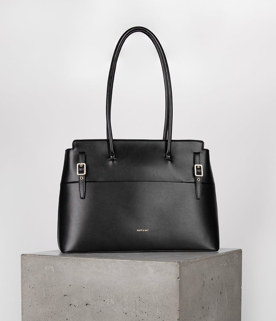 ADRIA Vegan Tote Bag - UPPEAL™ | Color: Black - variant::black