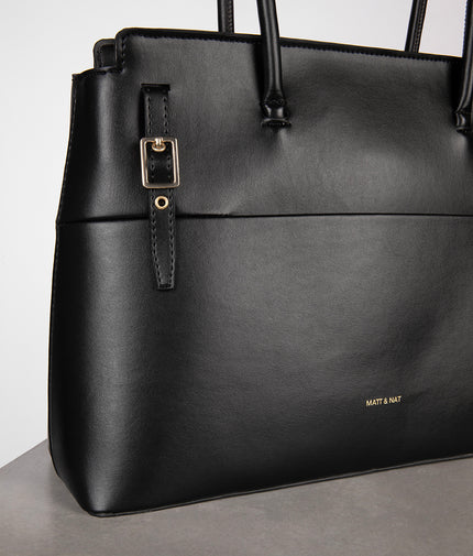 ADRIA Vegan Tote Bag - UPPEAL™ | Color: Black - variant::black