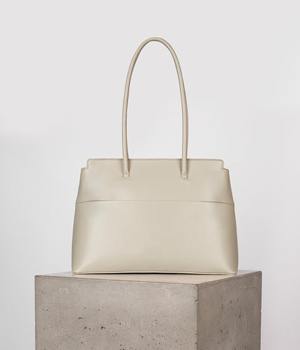 ADRIA Vegan Tote Bag - UPPEAL™ | Color: Pearl - variant::Pearl