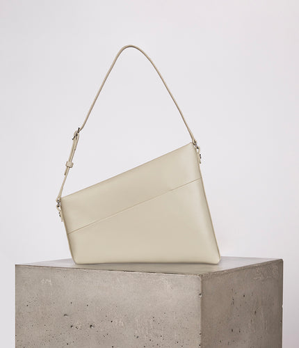 MAITRY Vegan Shoulder Bag - UPPEAL™ - UPPEAL™ | Color: Pearl - variant::pearl