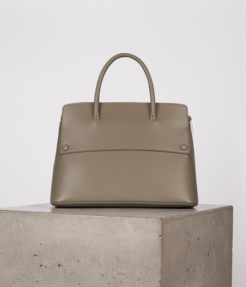 SILVA Vegan Satchel - UPPEAL™ | Color: Cappuccino - variant::cappuccino