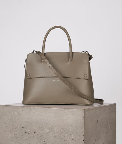 SILVA Vegan Satchel - UPPEAL™ | Color: Cappuccino - variant::cappuccino
