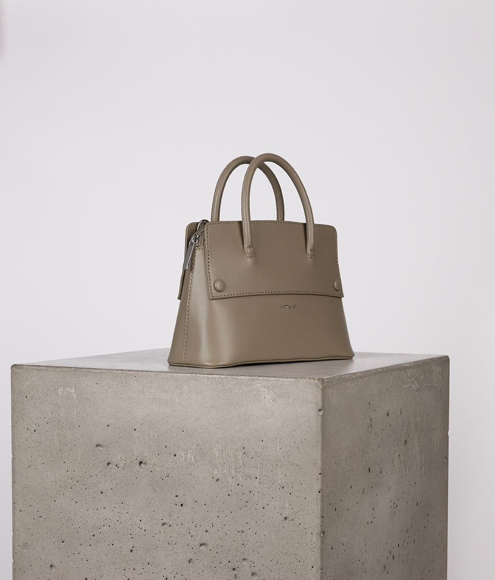 SILVA SM Small Vegan Satchel - UPPEAL™ | Color: Cappuccino - variant::cappuccino
