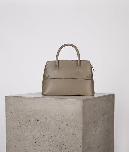 SILVA SM Small Vegan Satchel - UPPEAL™ | Color: Cappuccino - variant::cappuccino