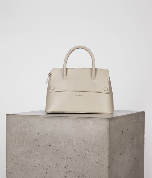 SILVA SM Small Vegan Satchel - UPPEAL™ | Color: Pearl - variant::Pearl