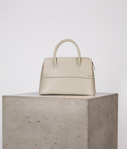 SILVA SM Small Vegan Satchel - UPPEAL™ | Color: Pearl - variant::Pearl