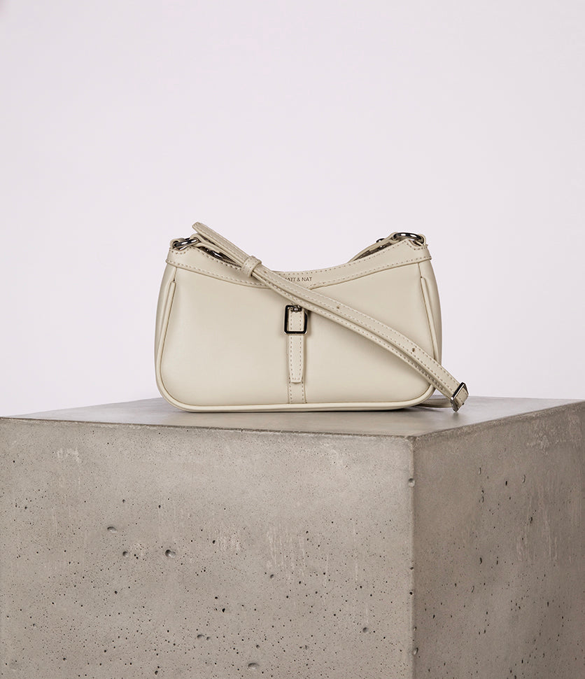 Verona Vegan Crossbody Bag - UPPEAL™ | Color: Pearl - variant::pearl