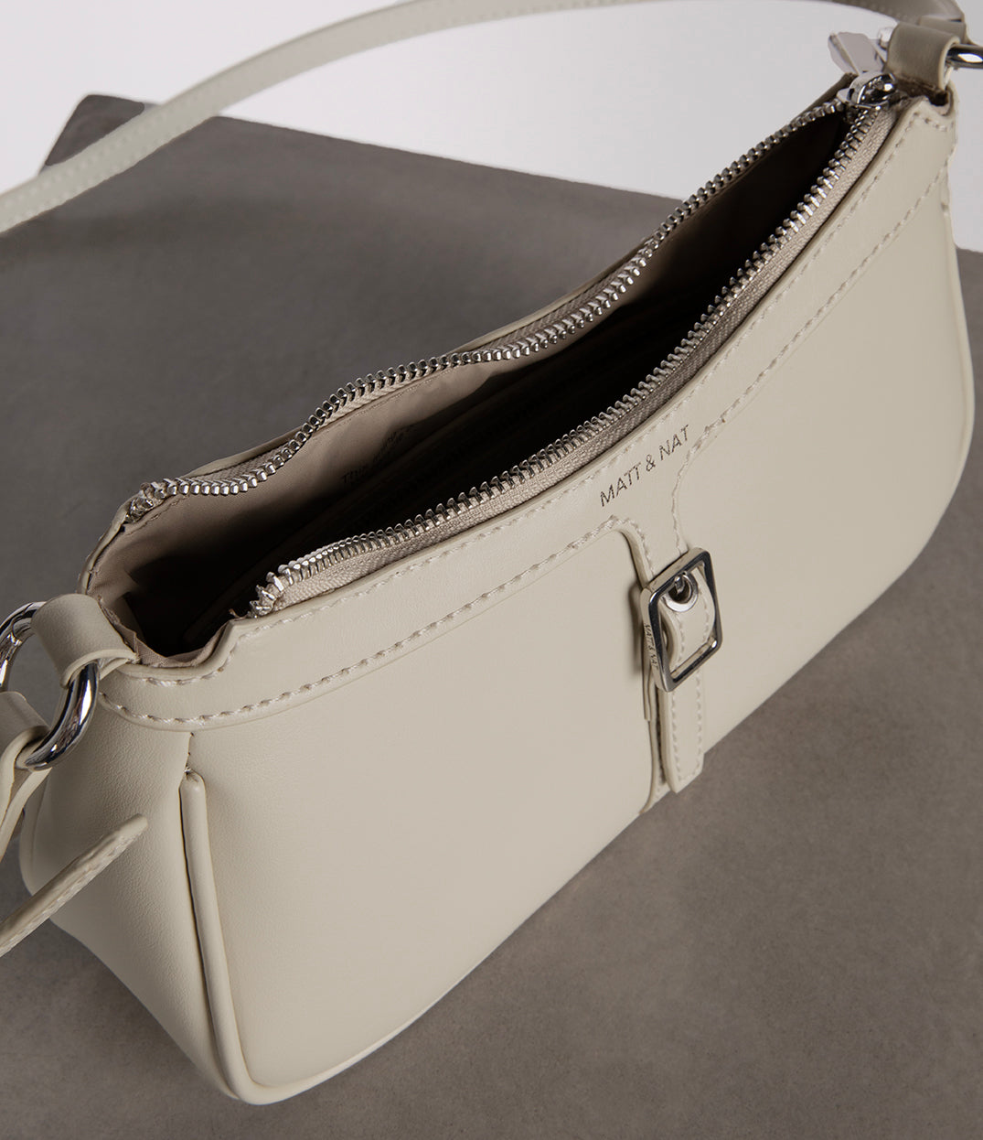 Verona Vegan Crossbody Bag - UPPEAL™ | Color: Pearl - variant::pearl