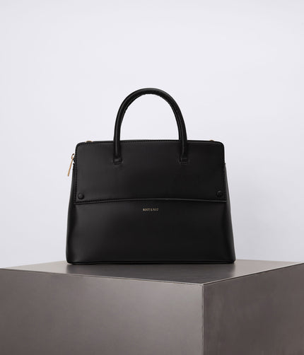 SILVA Vegan Satchel - UPPEAL™ | Color: Black - variant::black