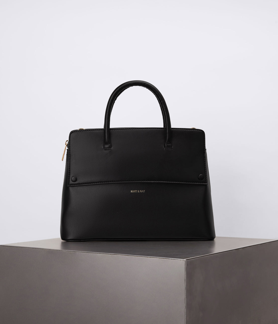 SILVA Vegan Satchel - UPPEAL™ | Color: Black - variant::black