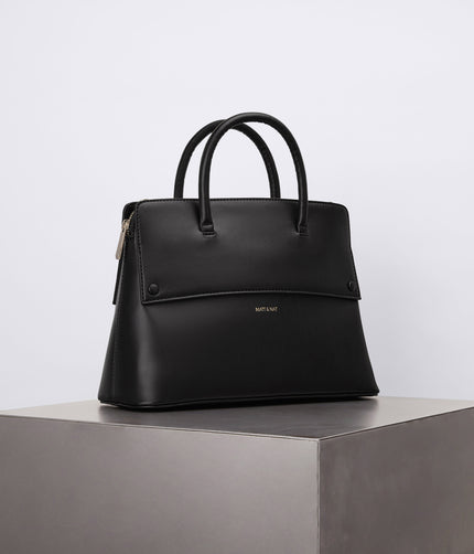 SILVA Vegan Satchel - UPPEAL™ | Color: Black - variant::black