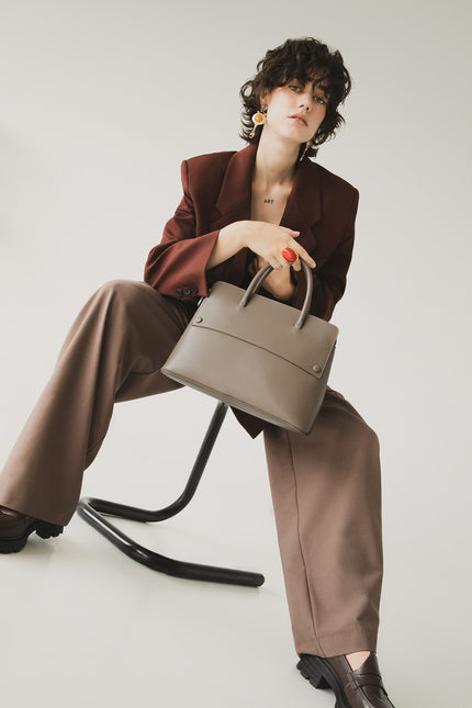 SILVA Vegan Satchel - UPPEAL™ | Color: Cappuccino - variant::cappuccino