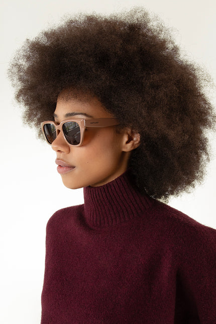 ASUNA Classic Recycled Sunglasses | Color: Brown - variant::brown