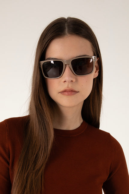 JADA Classic Modern Recycled Sunglasses | Color: Brown - variant::brown