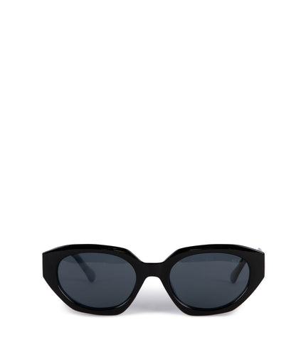LACI Cat-Eye Recycled Sunglasses | Color: Black - variant::black