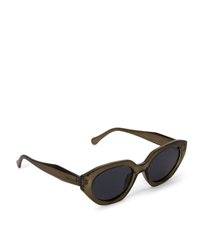 LACI Cat-Eye Recycled Sunglasses | Color: Green - variant::green