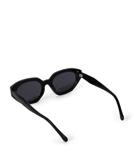 LACI Cat-Eye Recycled Sunglasses | Color: Black - variant::black
