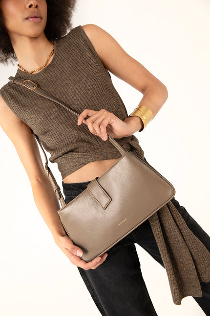 ADELINE Vegan Crossbody Bag - Theme | Color: Sepia - variant::sepia