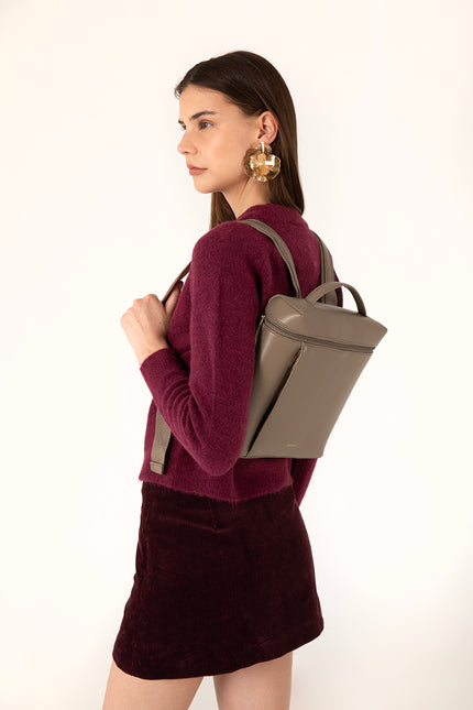 FAY Vegan Backpack - Theme | Color: Coffee - variant::coffee