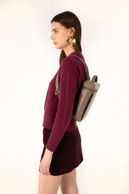 FAY Vegan Backpack - Theme | Color: Sepia - variant::sepia