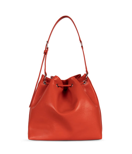 JAN Vegan Bucket Bag – Theme | Color: Tomato - variant::tomato