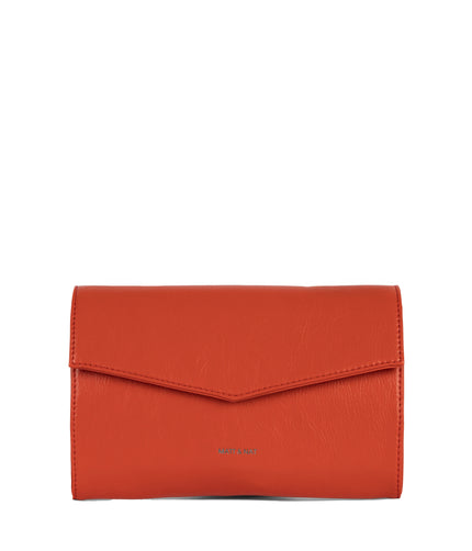 LILIAN Vegan Clutch – Theme | Color: Tomato - variant::tomato