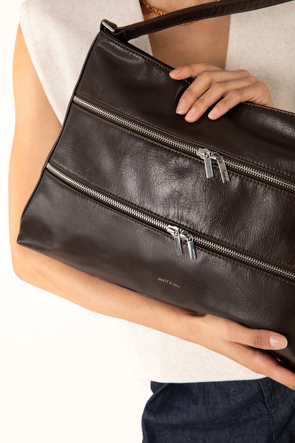 MALENE Vegan Shoulder Bag – Theme | Color: Sepia - variant::sepia