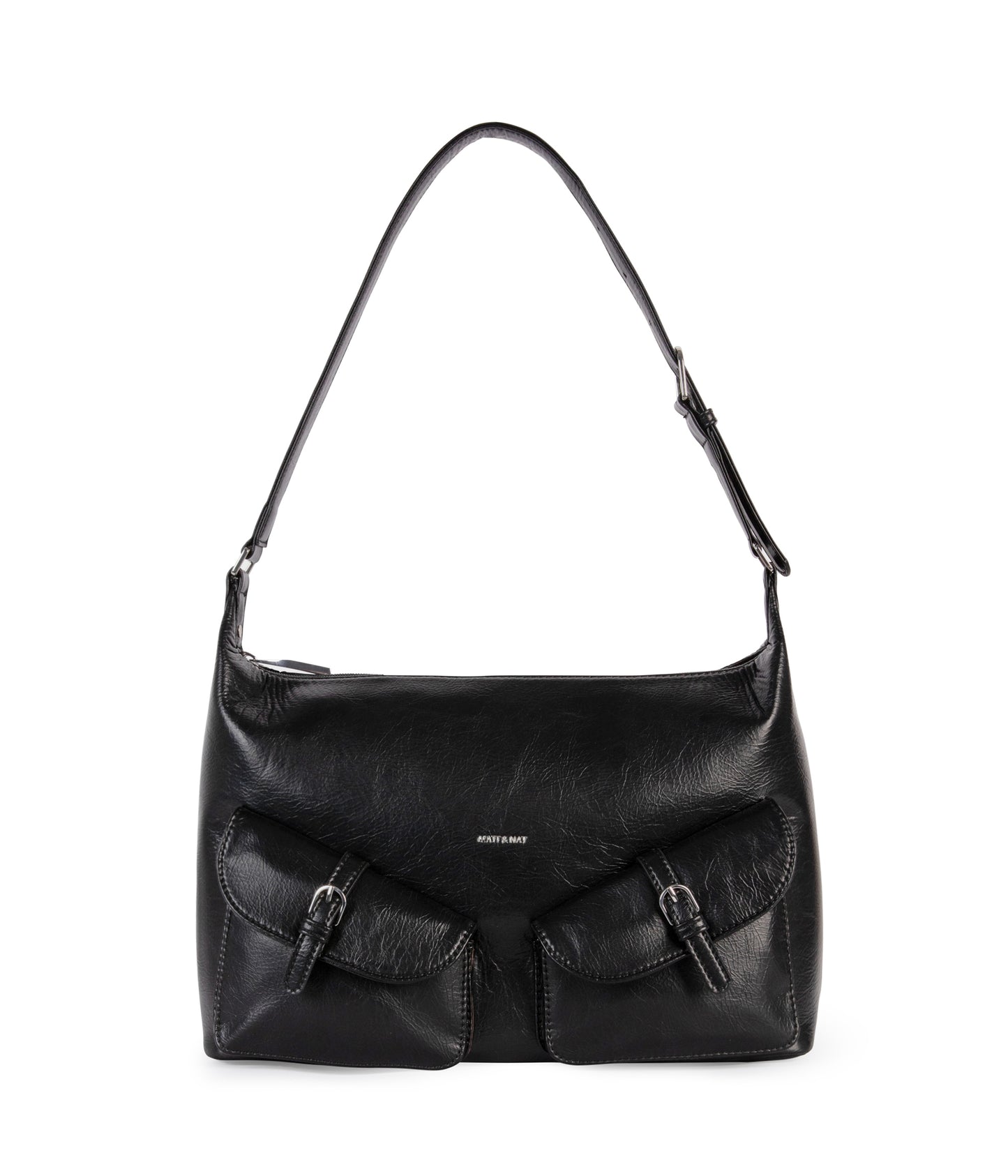 MALDA Vegan Shoulder Bag – Theme | Color: Black - variant::black