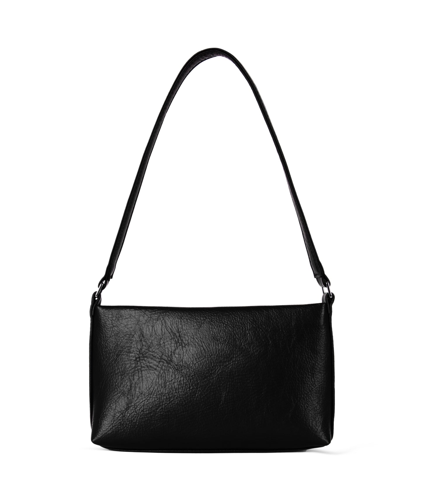 MALENESM Small Vegan Shoulder Bag – Theme | Color: Black - variant::black