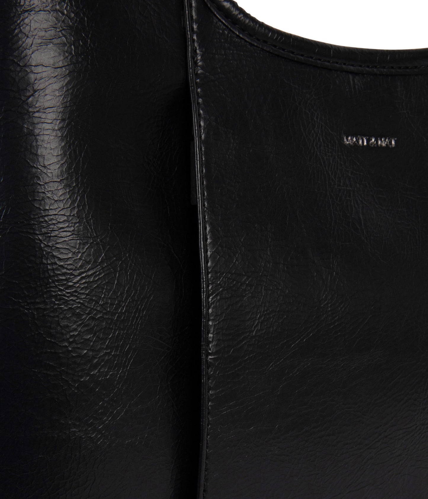 PORTO Vegan Hobo Bag - Theme | Color: Black - variant::black