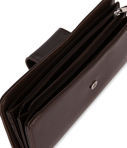 THEA Vegan Wallet – Theme | Color: Coffee - variant::coffee
