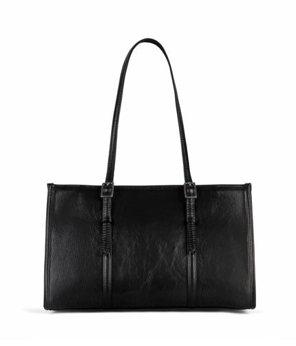 ZEPHYR Vegan Tote Bag – Theme | Color: Black - variant::black