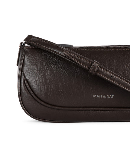 BUDDY Vegan Crossbody Bag – Theme | Color: Coffee - variant::coffee
